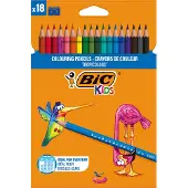 BIC Tropicolors Intensieve Kleurpotloden 18 Kleuren