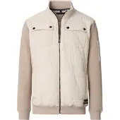 Casa Moda Regular Fit Sweatjacket wit, Effen