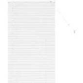 vidaXL Venetiaanse jaloezie Wit 130 x 75 cm 25 mm Aluminium