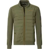 Casa Moda Regular Fit Sweatjacket groen, Effen