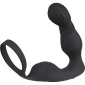 Pipedream Anal Fantasy Elite - prostaatvibrator met penisring (zwart)