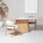 Giga Meubel Eettafel Thomas Naturel Keramisch 200cm