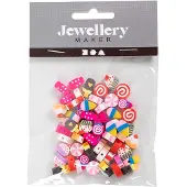 Creativ Company 696080, Meerdere kleuren, mix van parels, 60 stuks
