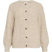Vila Gebreid vest 'VILampe' cappuccino