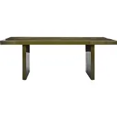 House Doctor Brick Eettafel 90x200 Cm Groen - Eettafels & bartafels Ijzer Green - 900000112