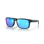 Oakley rechthoek heren gepolijst zwarte prizm saffier zonnebril