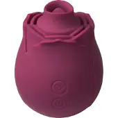Creative Conceptions Skins Rose Buddies - The Rose Flutterz Vibrator - Wijnrood