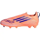 Adidas Sportschoen 'F50 League' blauw / koraal / lichtoranje / offwhite
