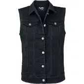 Black premium by emp - Rockabilly Bodywarmer - Don't Stand So Close To Me - S tot 5XL - voor Vrouwen - zwart - Maat XL
