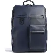 Piquadro Blauw Leren Rugzak
