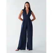 BWLDR Jumpsuit 'ROMANCE JUMPSUIT' navy