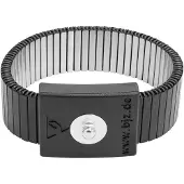 BJZ A-64117 Metalen ESD-armband Zwart