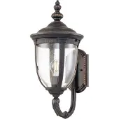 Elstead Lighting LED Wand Buitenlamp Cleveland | 1X E27 Max 60W | IP44 | Dimbaar | Weathered Bronze