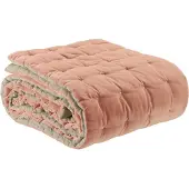 Vivaraise - Elise effen plaid met Epice capiton-afwerking 240 x 260