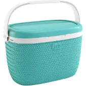 Van Der Meulen Koelbox 18L Turquoise/Wit