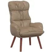 vidaXL Fauteuil Cappuccino 69 x 74 x 93 cm Kunstleer