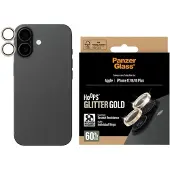 PanzerGlass Hoops Optic Rings Camera Protector voor de Apple iPhone 17 - Glitter Goud
