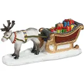 Luville Santas sleigh l14xb6,5xh7 cm