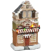 Luville Facade chocolate battery operated l7,5xb4,5xh12,5 cm