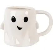 Clayre & Eef Mok Spook 350 ml Wit Keramiek