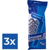 Laser 2 Scheermesjes - wegwerp - actie - Voordeelverpakking 3 stuks