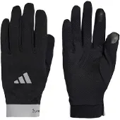 Adidas Sporthandschoenen 'Running CLIMAWARM' basaltgrijs / zwart