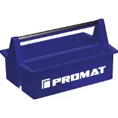 Promat Gereedschapskisten, afmetingen 420 x 250 x 120 mm, 2 compartimenten, Ku.