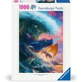 Ravensburger puzzel Drakenrace - legpuzzel 1000 stukjes fantasie.