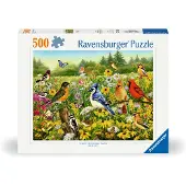 Ravensburger Vogels In De Wei Puzzel (500 stukjes)