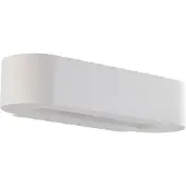 LINDBY Wandlamp Fioni, dimbaar, wit / opaal, Woon-/ Eetkamer, Gips / Klei, Modern, wandlamp