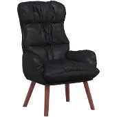 vidaXL Fauteuil Zwart 69 x 74 x 93 cm Kunstleer