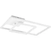 TRIO Plafonnière Padella 63cm wit