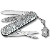 Victorinox Classic SD Briliant Damast Zakmes - 58 mm - Giftbox
