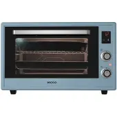 Wiggo vrijstaande midi-oven 65 l aquablauw 2000 W