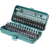 Wolfcraft Coffret 32 embouts 28 mm + tournevis + porte-embout