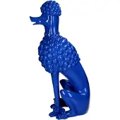 HD Collection Ornament Poodle Polyresin Blue 18.1x27.3x56cm