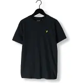 Lyle & Scott Jongens Polo's & T-shirts Plain T-shirt - Donkerblauw - Maat 128/134