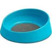 LickiMat Oh Bowl - Hairball Prevention - Oral Health - Kattenvoerbak - Ø16x5 cm Turquoise