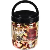 Flamingo Hondensnack - koekjes met eend – hondensnacks – honden snacks – hondensnoepjes – glutenvrij – zonder toegevoegde suikers – 550g bewaaremmer
