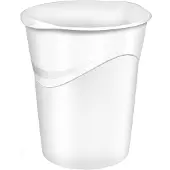 Cep prullenbak GLOSS, 14 liter, polar-wit
