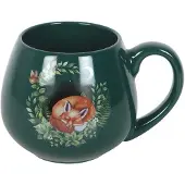 Something Different - Green Sleeping Fox Rounded Mok/beker - Groen