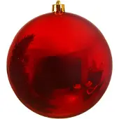 Décoris Kerstbal | | Ø 14 cm (Rood)