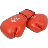 Sporti France 6oz Leather Artificial Boxing Gloves Oranje