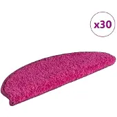 vidaXL Trapmatten 30 stuks 65x21x4 cm Roze Halfrond Groot