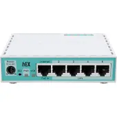 Mikrotik hEX bedrade router Gigabit Ethernet Wit