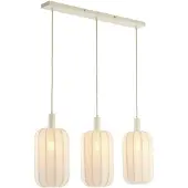Light & Living Hanglamp 3L 80x21x34 cm TUFIA linnen crème