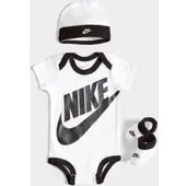 Nike 3 Piece Futura Logo Babygrow Set Infant, white