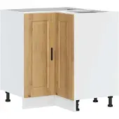 vidaXL Keuken hoekonderkast "Porto" bewerkt hout artisanaal eikenkleur