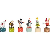 Small Foot - Display Kerst- en Winterdansfiguren, 12st.