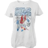 Transformers Starscream Washed Girly Tee Damen T-Shirt White-2XL